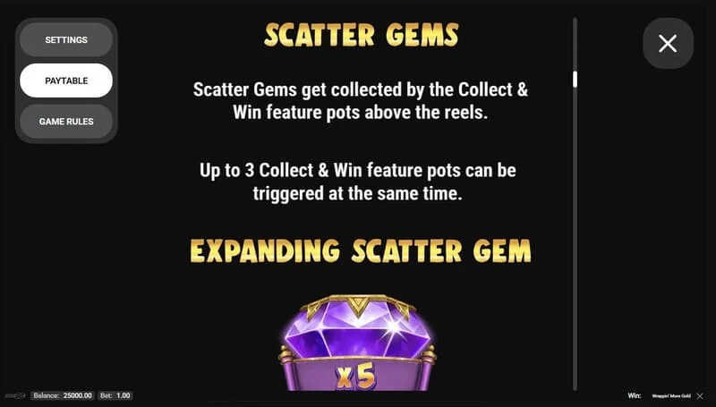 Wrappin' More Gold - dragulj-Scatter na bubnjevima
